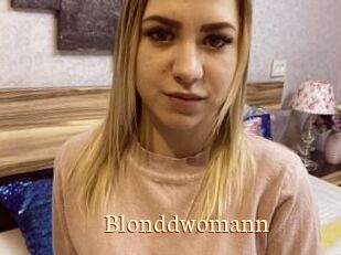 Blonddwomann