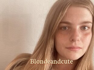 Blondeandcute