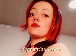 Samantha_swam